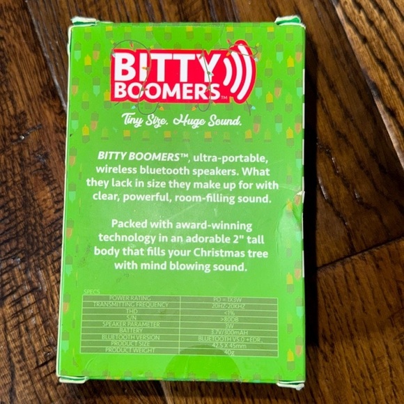 NWT BLUETOOTH BITTY BOOMER Wireless Bluetooth Speaker - Picture 4 of 4